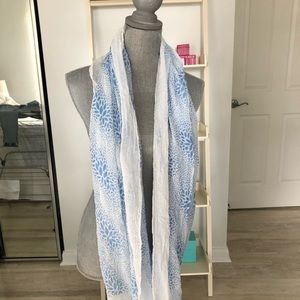 Lightweight, soft, cotton circular scarf. Can be worn a multitude of ways!